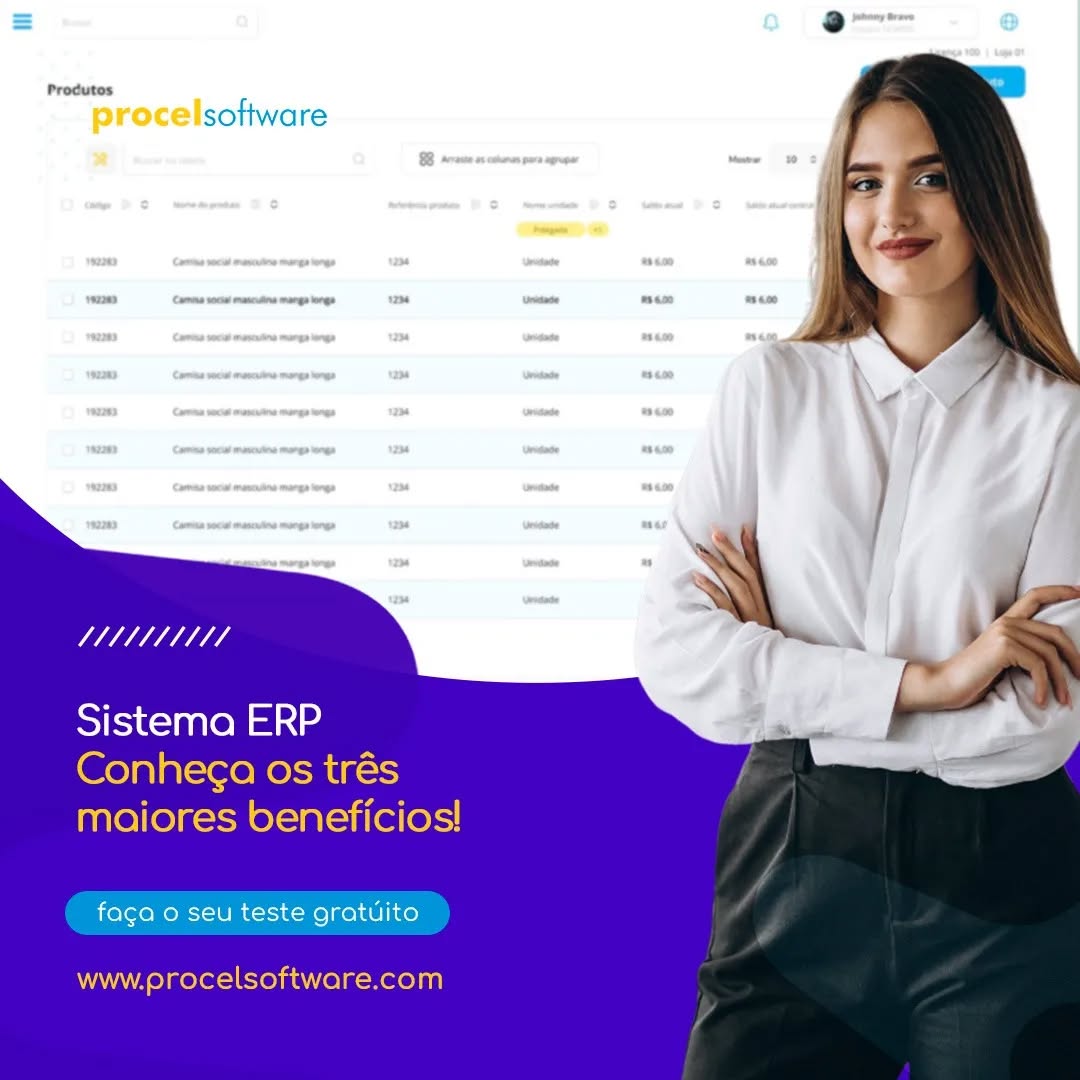 💼 Sistema ERP: Conheça os 3 maiores benefícios! 📈✨