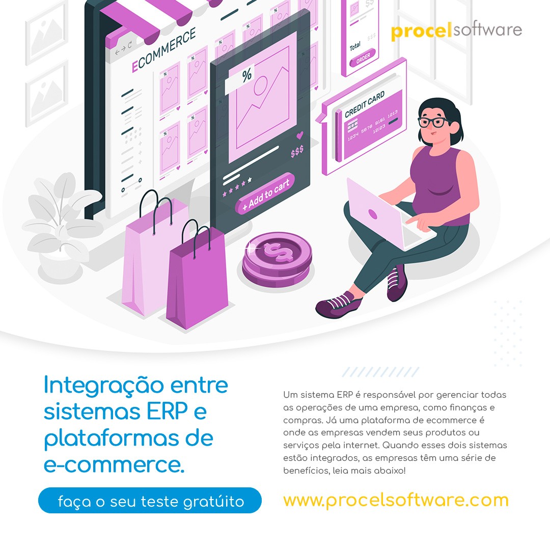 Veja a importância da integração entre sistemas ERP e plataformas de e-commerce.