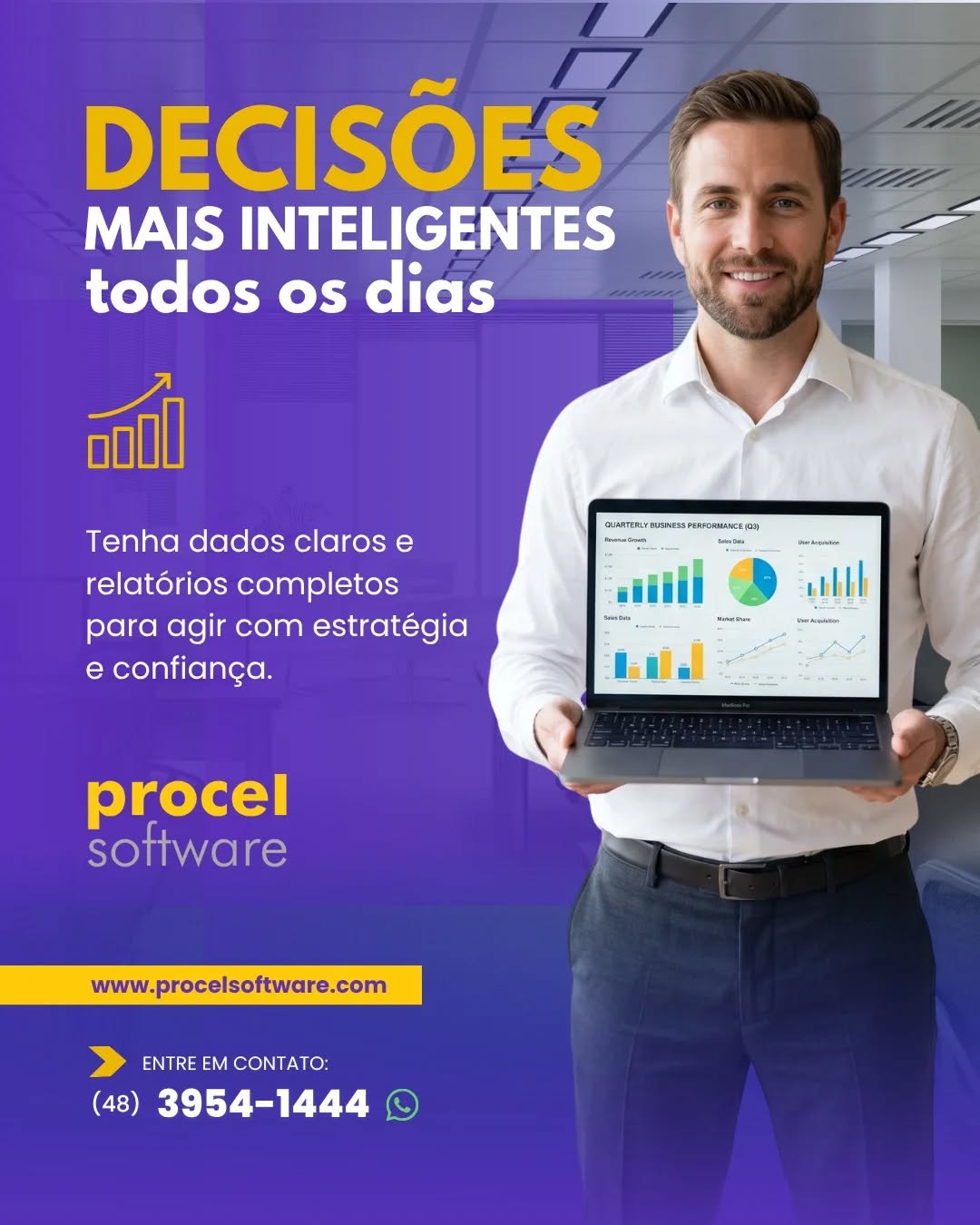 📊 Decisões mais inteligentes todos os dias