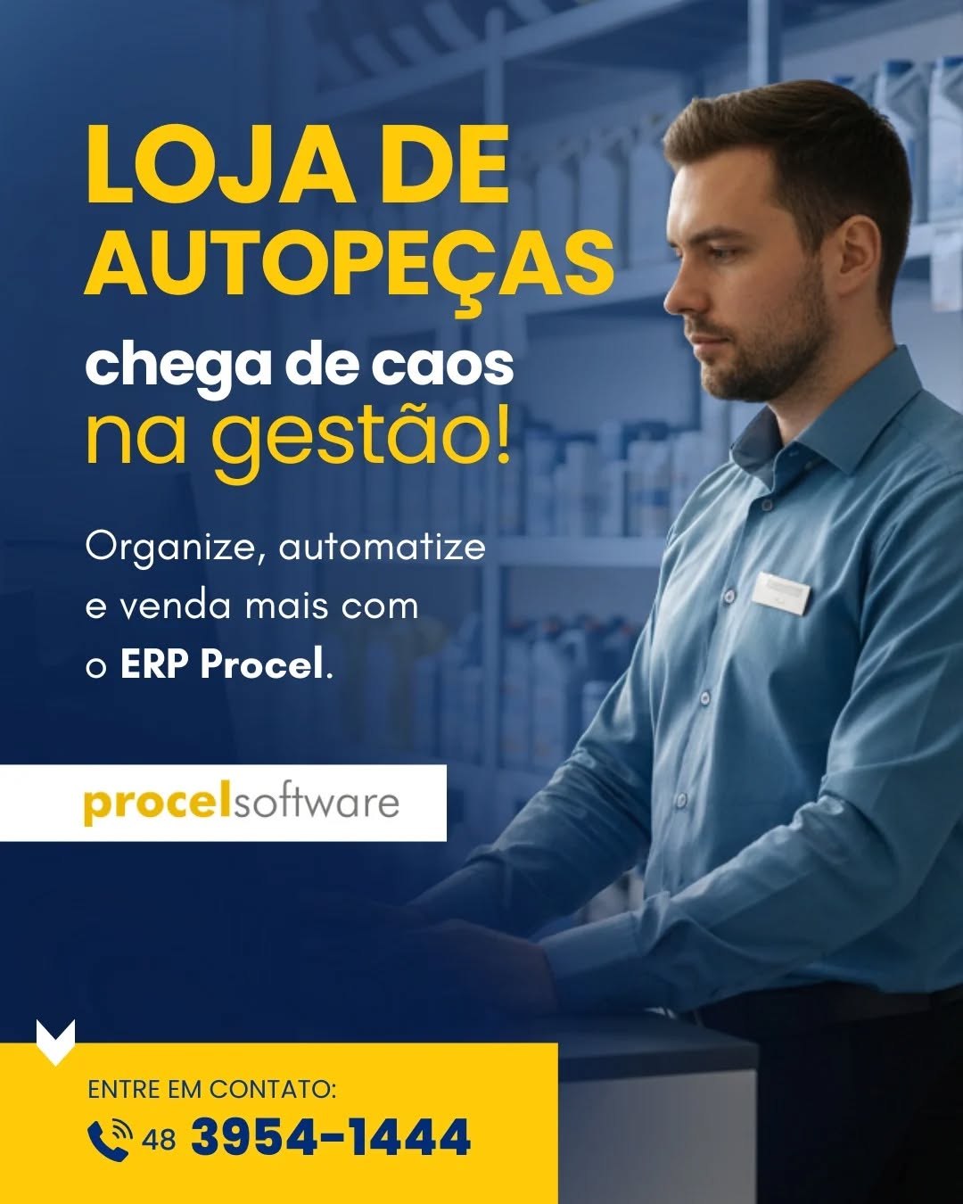 🔧 Chega de caos na gestão da sua loja de autopeças!