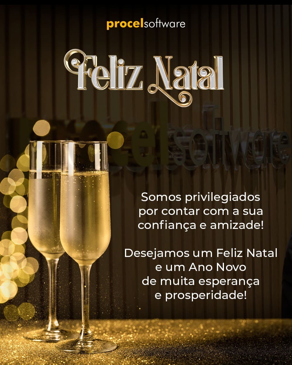 Desejamos a todos os clientes, parceiros e colaboradores um feliz natal e exc...