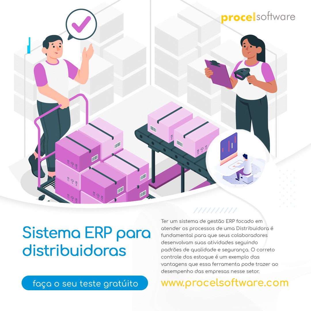 Ter um sistema de gestão integrado, conhecido como ERP (Enterprise Resource P...