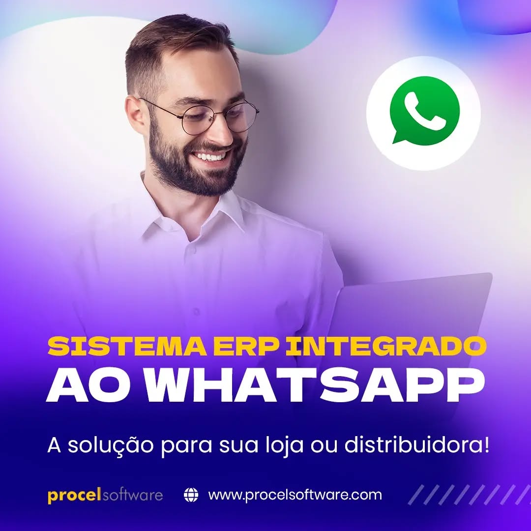 Sistema ERP integrado ao WhatsApp - Muito mais resultado para sua empresa!