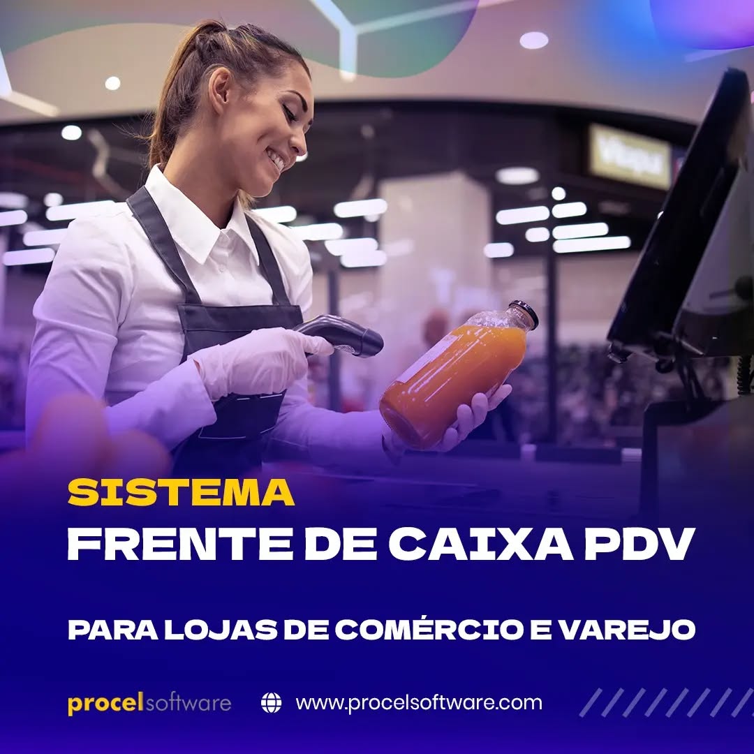 O sistema Frente de Caixa da Procel é perfeito para otimizar as operações no ...