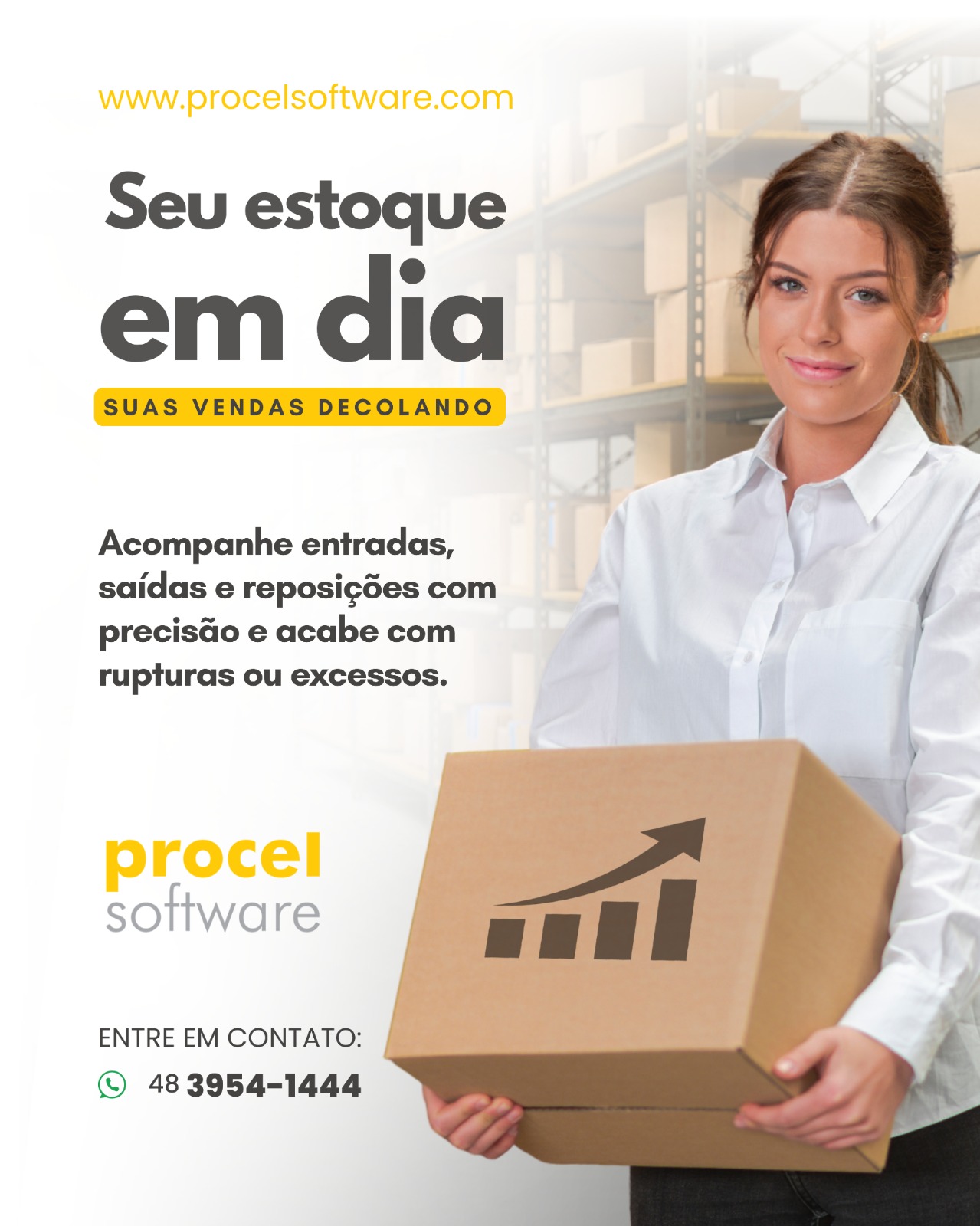 📦 Estoque desorganizado significa prejuízo escondido.