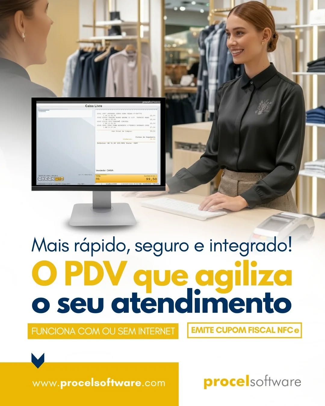 💻 PDV Procel: mais rápido, seguro e integrado!