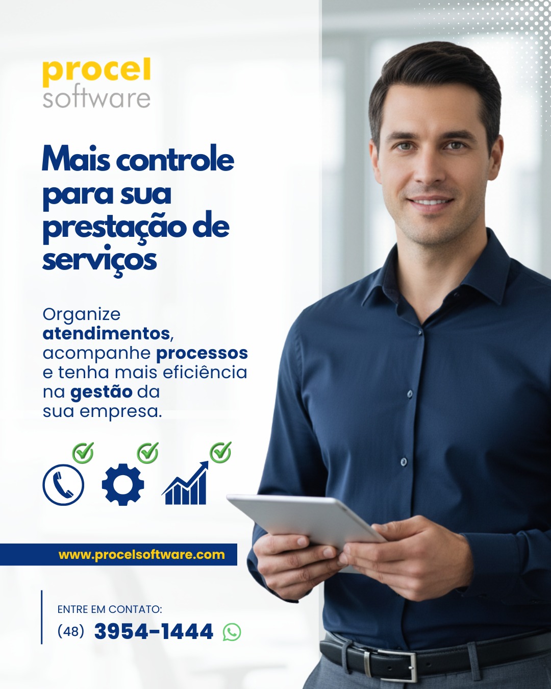 Mais controle para sua prestação de serviços 📋⚙️