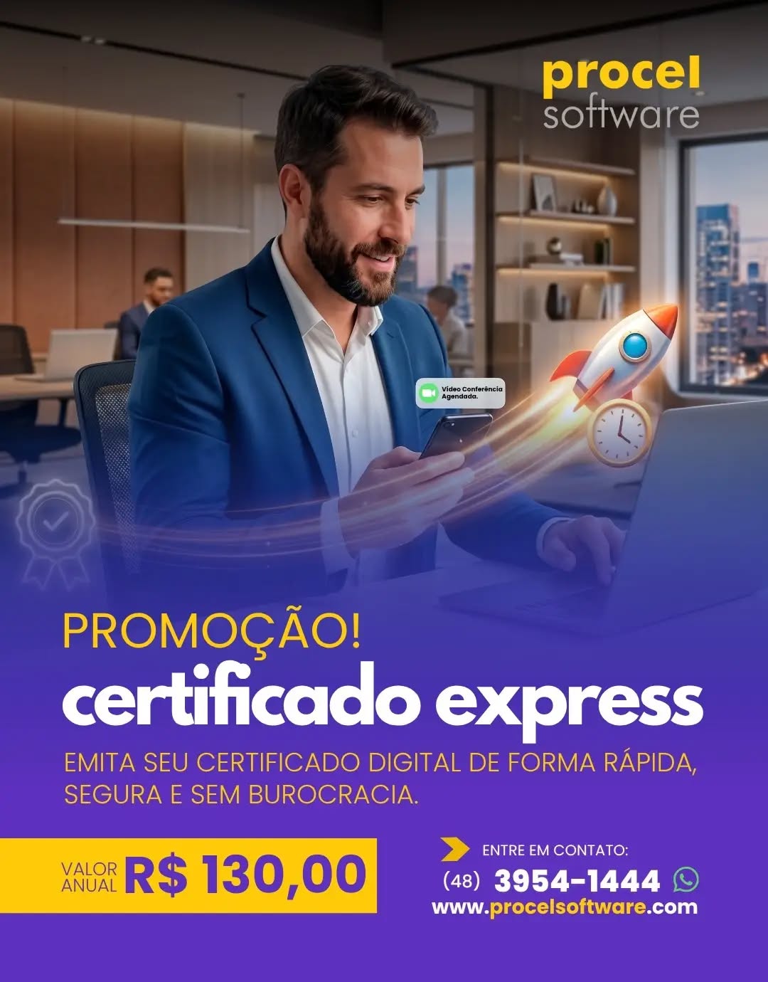 🚀 Sua empresa não pode parar por falta de certificado digital!