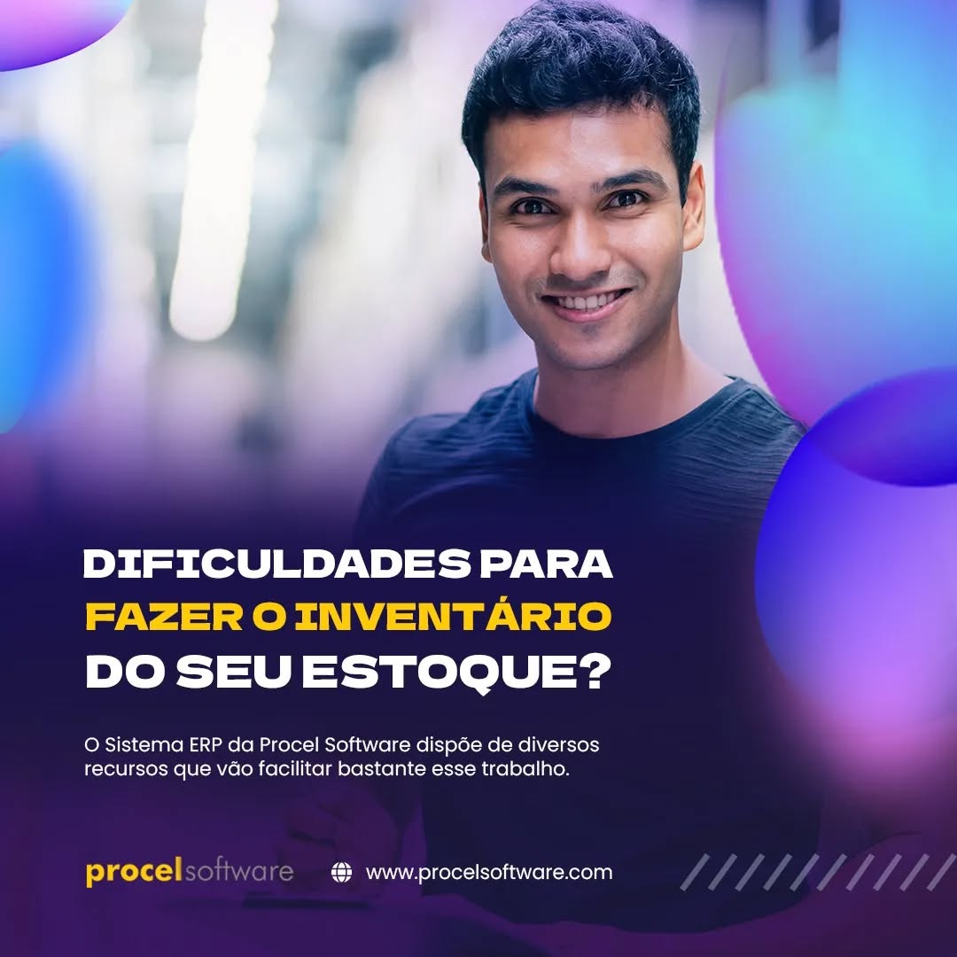Dificuldades para fazer o inventário do seu estoque?