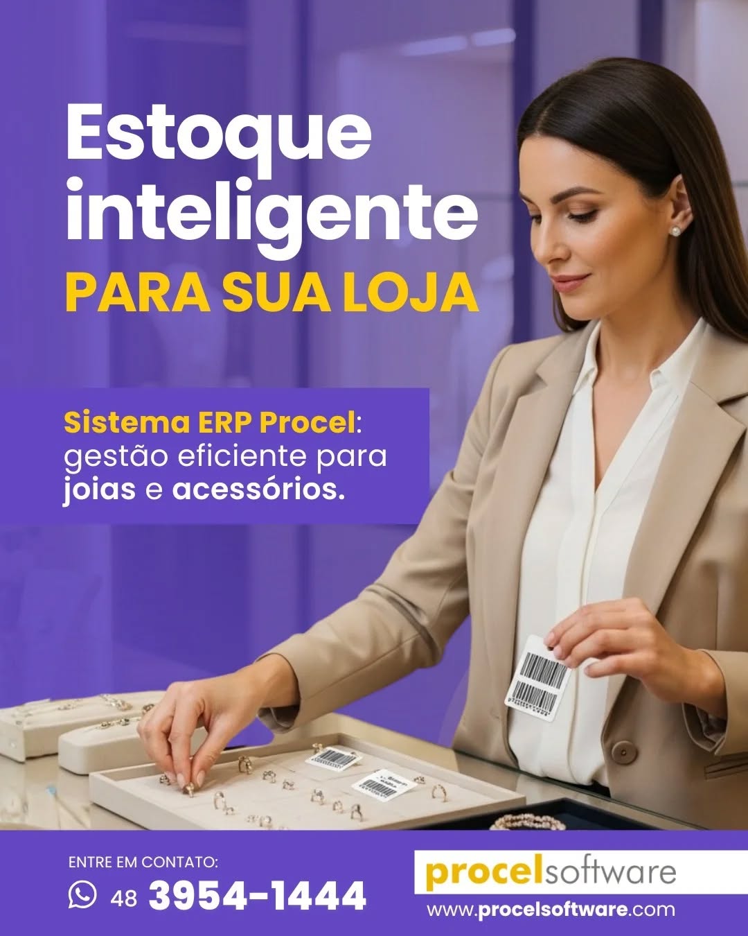 💎 Você que trabalha com joias e acessórios: atenção ao estoque!